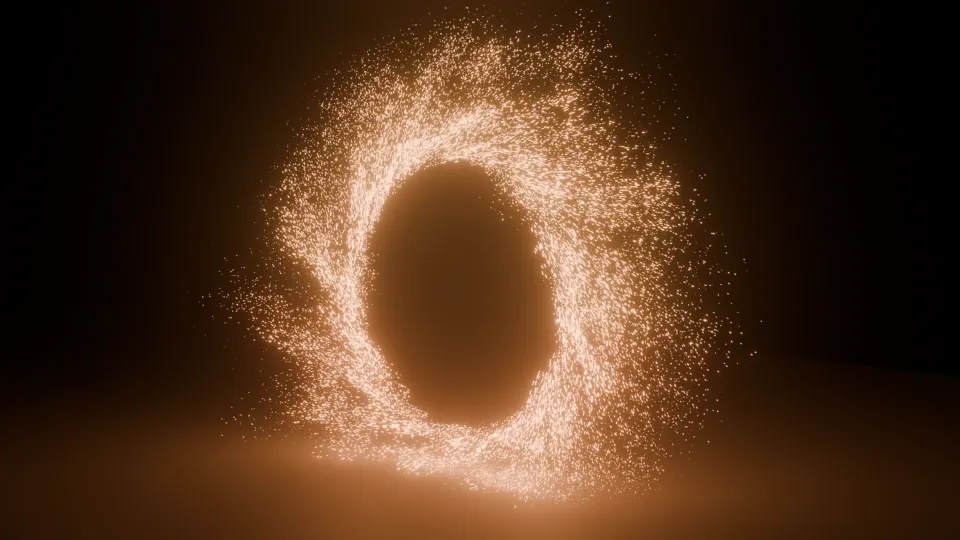 Dr Strange Portal Particle Simulation